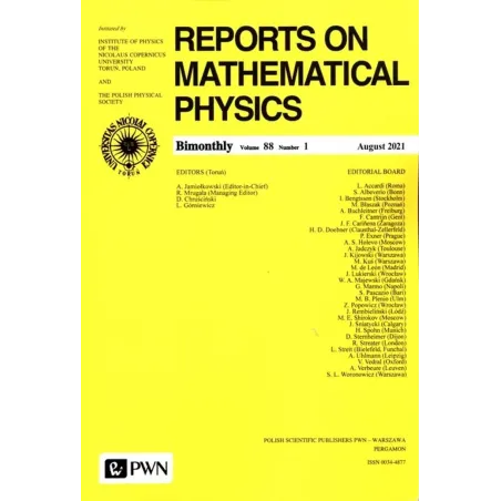 Reports On Mathematical Physics 56/2 Reports On Mathematical Physics 56/2