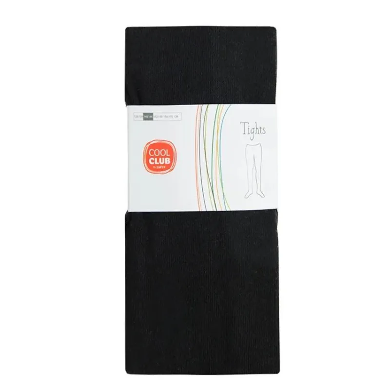 CZARNE RAJSTOPY DZIEWCZĘCE LYCRA 128/134 CM COOL CLUB
