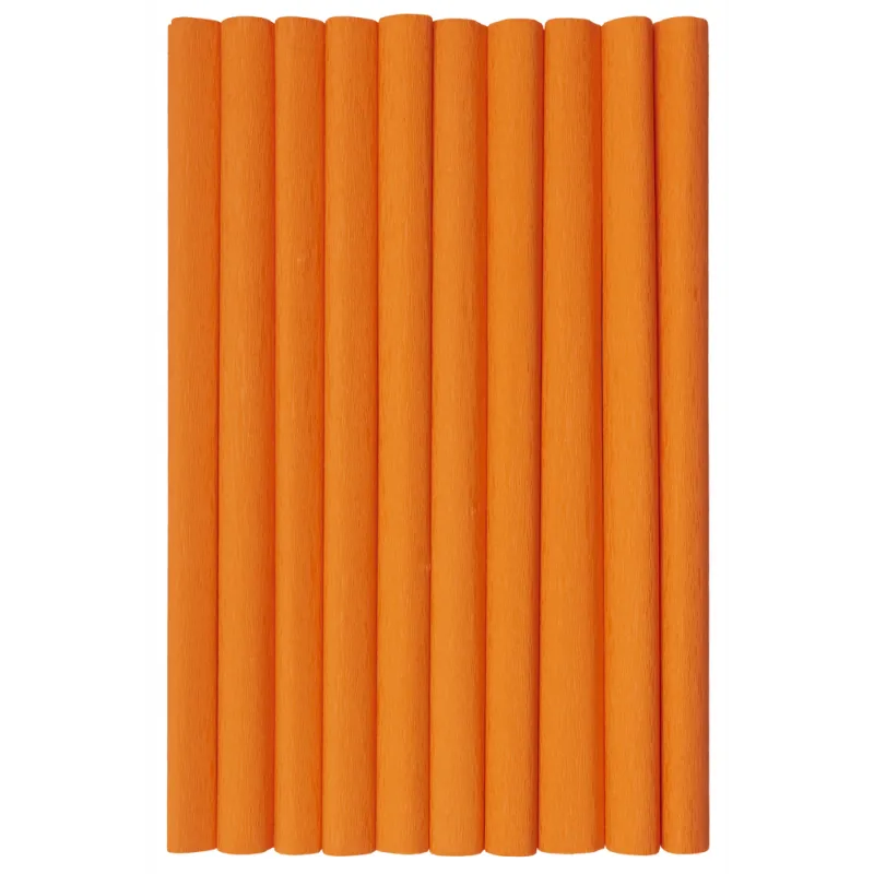 BIBUŁA MARSZCZONA POMARAŃCZOWA 50 X 200 CM CREATINIO