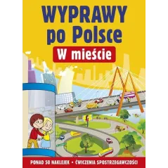 WYPRAWY PO POLSCE W MIEŚCIE 50 NAKLEJEK Ludwik Cichy