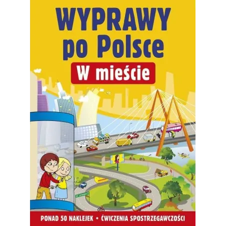 WYPRAWY PO POLSCE W MIEŚCIE 50 NAKLEJEK Ludwik Cichy
