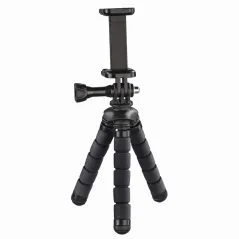 MINI STATYW DO TELEFONU GOPRO 2W1 14CM CZARNY HAMA FLEX