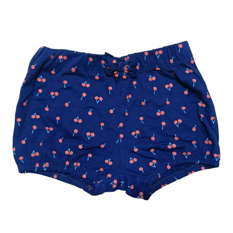 SZORTY DZIEWCZĘCE BLOOMERSY GRANATOWE WISIENKI 86CM COOL CLUB
