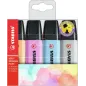 Zakreślacz Stabilo Boss Original Pastel Etui 4 Szt Stabilo