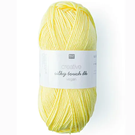 Włóczka Jasnożółta Silky Touch Dk 220 M Włóczka Jasnożółta Silky Touch Dk 220 M