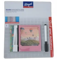 RAMKI MAGNETYCZNE 6SZT. + MARKER