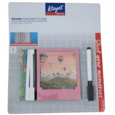 RAMKI MAGNETYCZNE 6SZT. + MARKER