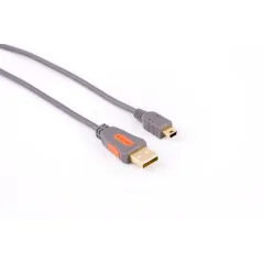 KABEL USB - MINIUSB 5 M BRIDGE PREMIUM BPC445