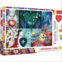 PUZZLE WOŚP UKŁADAMY DLA WAS 1000 ELEMENTÓW 101614 3+