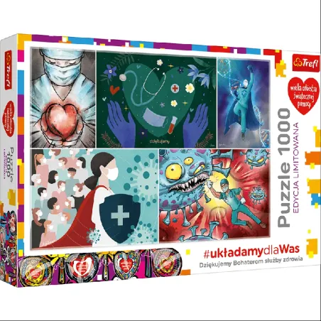 PUZZLE WOŚP UKŁADAMY DLA WAS 1000 ELEMENTÓW 101614 3+