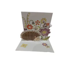Karnet Okolicznościowy Happy Birthday 3D 7.5 X 7.5 Cm