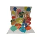 Karnet Okolicznościowy Happy Birthday 3D 7.5 X 7.5 Cm Karnet Okolicznościowy Happy Birthday 3D 7.5 X 7.5 Cm