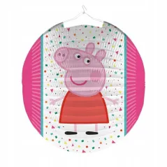 LAMPION ŚWINKA PEPPA BIAŁO-RÓŻOWY 25 CM