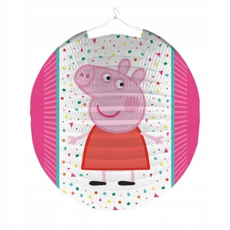 Lampion Świnka Peppa Biało-Różowy 25 Cm Lampion Świnka Peppa Biało-Różowy 25 Cm