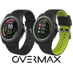 OPASKA DO ZEGARKA OVERMAX TOUCH 5.0 CZARNO-ZIELONA