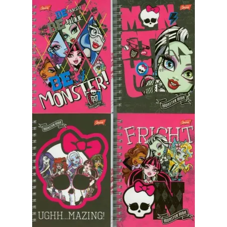 PAMIĘTNIK NA SPIRALI A6 MONSTER HIGH ST. MAJEWSKI