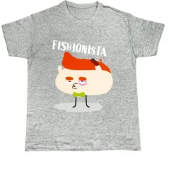 KOSZULKA MĘSKA FISHIONISTA CRAZY SUSHI ROZMIAR M