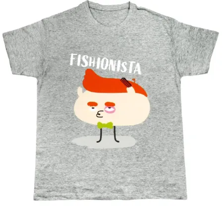 KOSZULKA MĘSKA FISHIONISTA CRAZY SUSHI ROZMIAR M