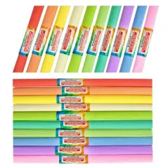 BIBUŁA MARSZCZONA 50X200 CM PASTELOWE 10 SZTUK - Starpak