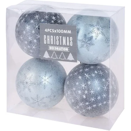 BOMBKI OSZRONIONE NIEBIESKIE 4 SZT