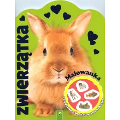 ZWIERZĄTKA. MALOWANKA Z NAKLEJKAMI