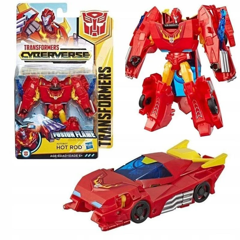 FIGURKA TRANSFORMERS CYBERVERSE WARRIOR HOT ROD 6+