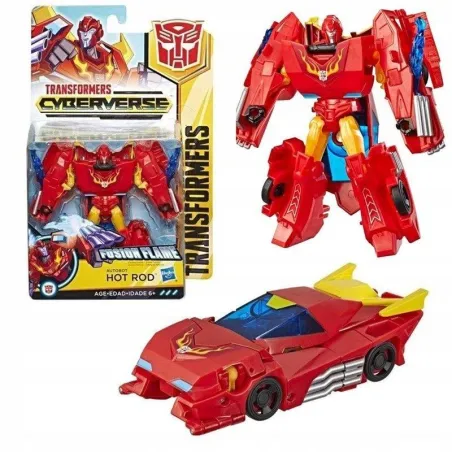FIGURKA TRANSFORMERS CYBERVERSE WARRIOR HOT ROD 6+