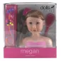 Głowa Lalki Do Stylizacji Megan Z Akcesoriami 3+ Głowa Lalki Do Stylizacji Megan Z Akcesoriami 3+