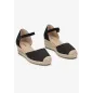 Espadryle Zapinane Na Sprzączkę Na Grubej Podeszwie I Niskim Koturnie Rozmiar 36 Espadryle Zapinane Na Sprzączkę Na Grubej Podeszwie I Niskim Koturnie Rozmiar 36