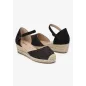 Espadryle Zapinane Na Sprzączkę Na Grubej Podeszwie I Niskim Koturnie Rozmiar 36 Espadryle Zapinane Na Sprzączkę Na Grubej Podeszwie I Niskim Koturnie Rozmiar 36