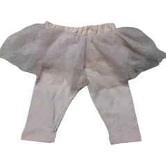 LEGGINSY DZIEWCZĘCE Z TIULOWĄ SPÓDNICZKĄ 56CM COOL CLUB
