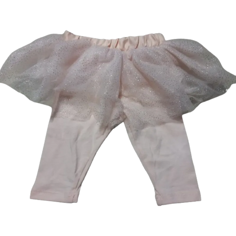 LEGGINSY DZIEWCZĘCE Z TIULOWĄ SPÓDNICZKĄ 56CM COOL CLUB