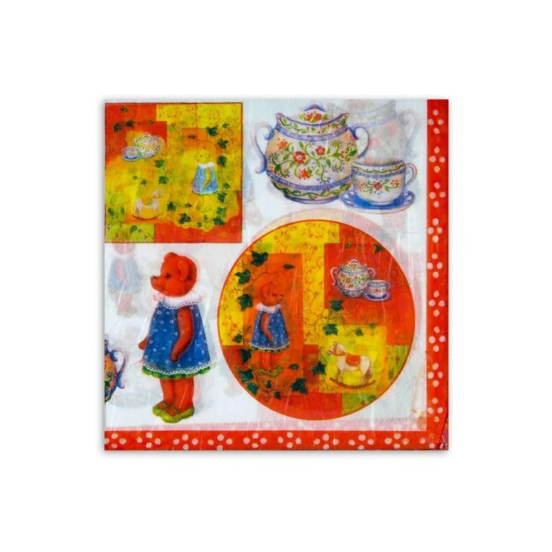 SERWETKA RYŻOWA DO DECOUPAGE MIŚ