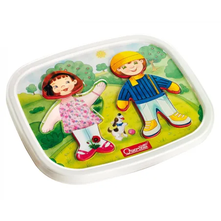 Układanka Magnetyczna 18 Elementów Dresy Baby Basic 2+