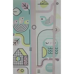 NOTES Z GUMKĄ SOWA 96 KARTEK A5
