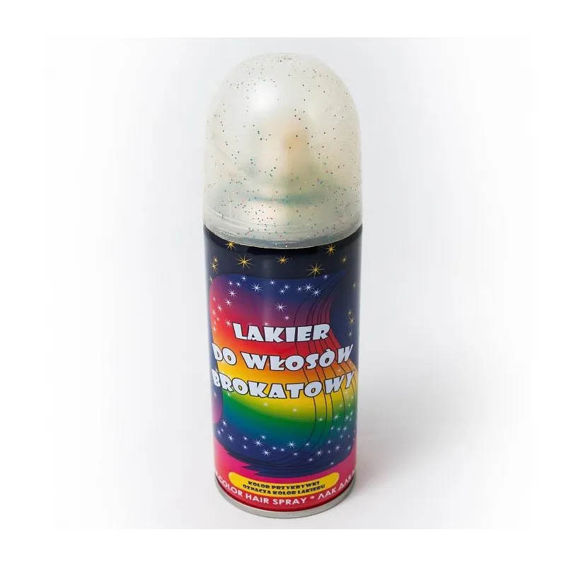 LAKIER DO WŁOSÓW BROKATOWY WIELOKOLOROWY 125 ML