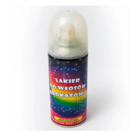 LAKIER DO WŁOSÓW BROKATOWY WIELOKOLOROWY 125 ML