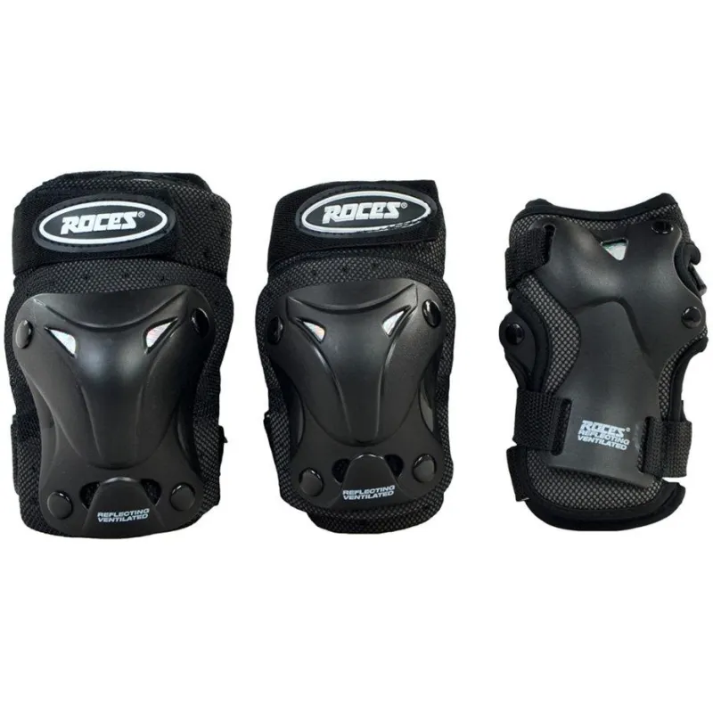 OCHRANIACZE NA ROLKI ROZMIAR M VENTILATED JR 3PACK ROCES