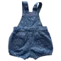 Bawełniane Spodenki Na Szelkach Dla Dziewczynki Niebieskie W Kropki 62Cm Cool Club Bawełniane Spodenki Na Szelkach Dla Dziewczynki Niebieskie W Kropki 62Cm Cool Club