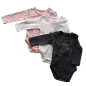 BODY NIEMOWLĘCE Z DŁUGIM RĘKAWEM DZIEWCZĘCE 3-PAK ŁABĘDZIE 68CM COOL CLUB