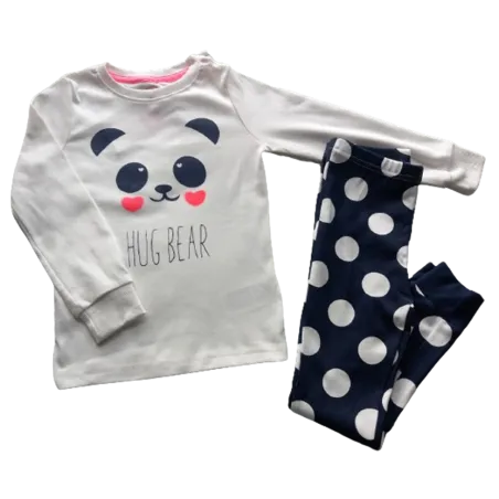 Bawełniana Piżama Dziewczęca Z Długim Rękawem Hug Bear 104Cm Cool Club Bawełniana Piżama Dziewczęca Z Długim Rękawem Hug Bear 104Cm Cool Club