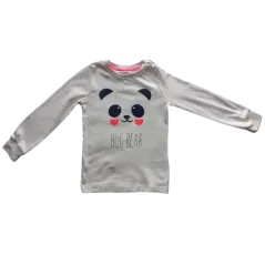 BAWEŁNIANA PIŻAMA DZIEWCZĘCA Z DŁUGIM RĘKAWEM HUG BEAR 104CM COOL CLUB