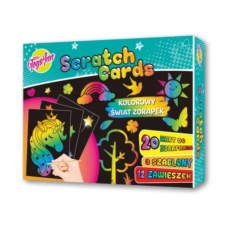 Wydrapywanki Zestaw Scratch Do Wydrapywania Z Szablonami 3+ Wydrapywanki Zestaw Scratch Do Wydrapywania Z Szablonami 3+