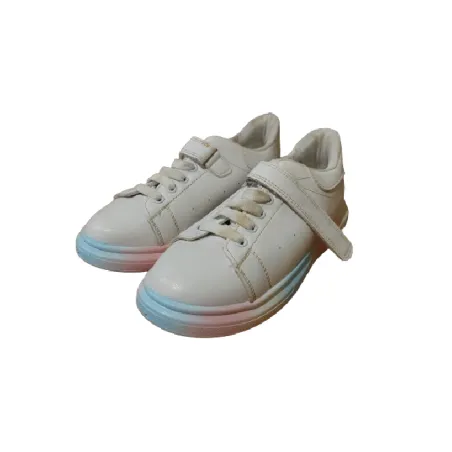 ADIDASY BUTY SPORTOWE NA RZEP BIAŁE ROZMIAR 37 II GATUNEK