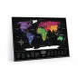 Mapa Świata Zdrapka Travel Map Black World 80 X 60 Cm