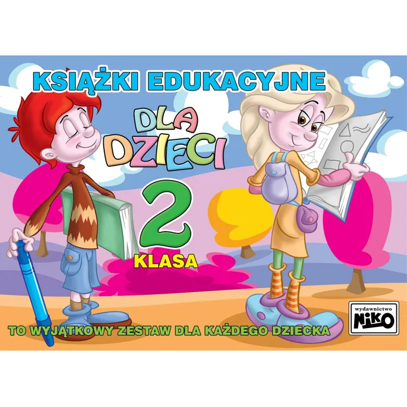 ZESTAW KSIĄŻEK EDUKACYJNYCH DLA DZIECI KLASA 2