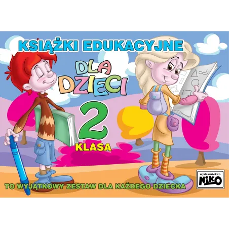 ZESTAW KSIĄŻEK EDUKACYJNYCH DLA DZIECI KLASA 2