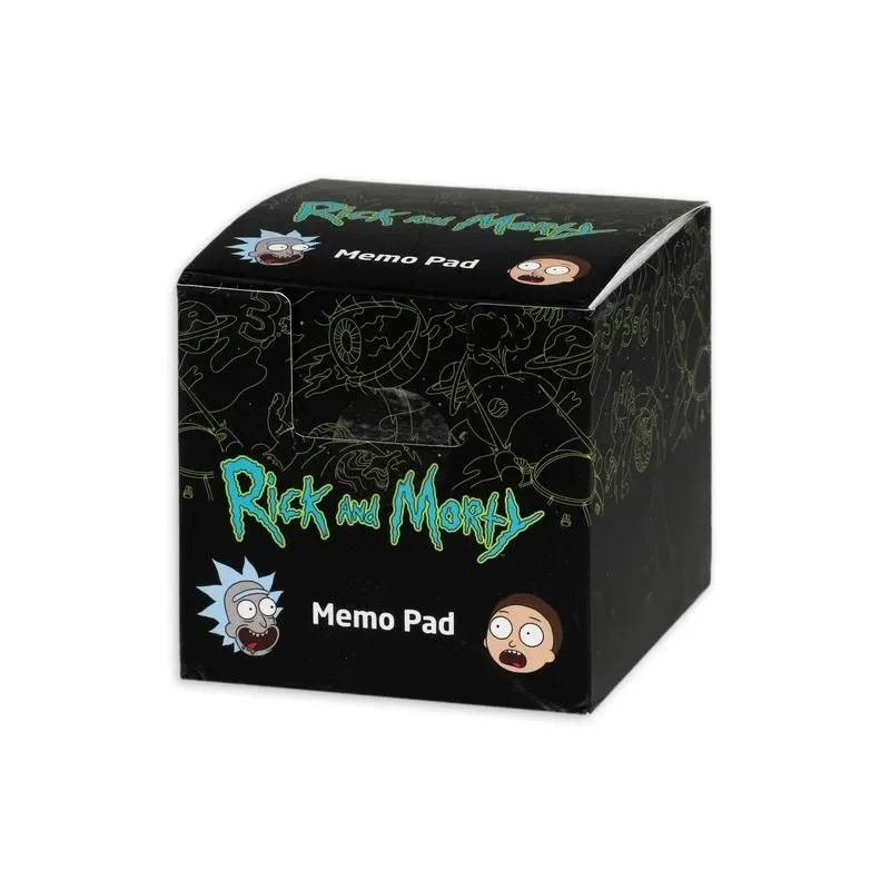 KOSTKA NA BIURKO  900 KARTECZEK RICK AND MORTY