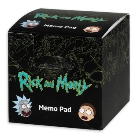 KOSTKA NA BIURKO  900 KARTECZEK RICK AND MORTY