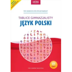 JĘZYK POLSKI. TABLICE GIMNAZJALISTY